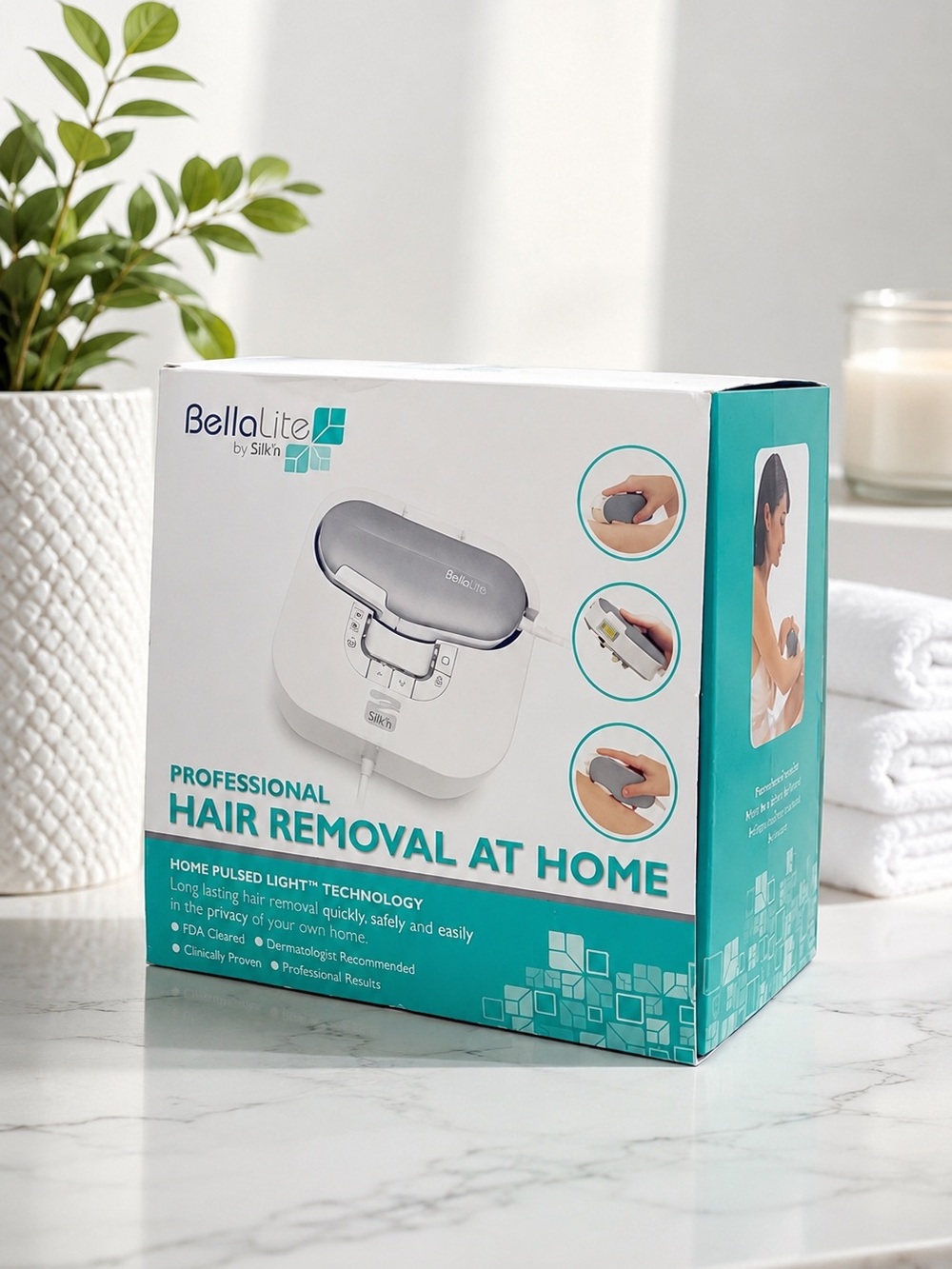 Silk’n BellaLite Professional HPL Hair Removal System NEW + 2 Cartridges